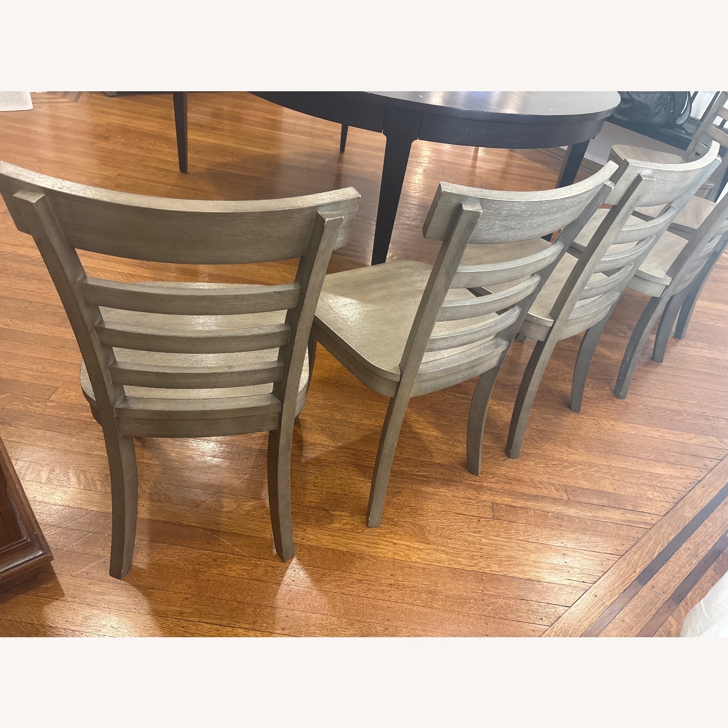 Williams Sonoma Liam Light Gray Dining Chairs - image-8
