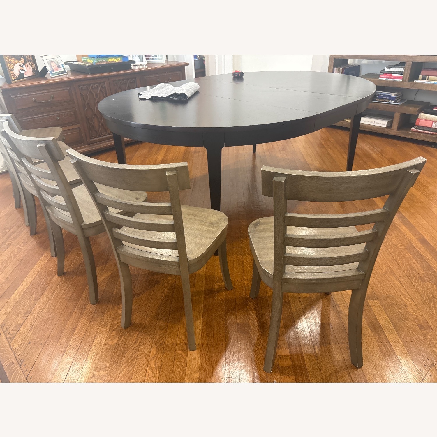 Williams Sonoma Liam Light Gray Dining Chairs - image-9