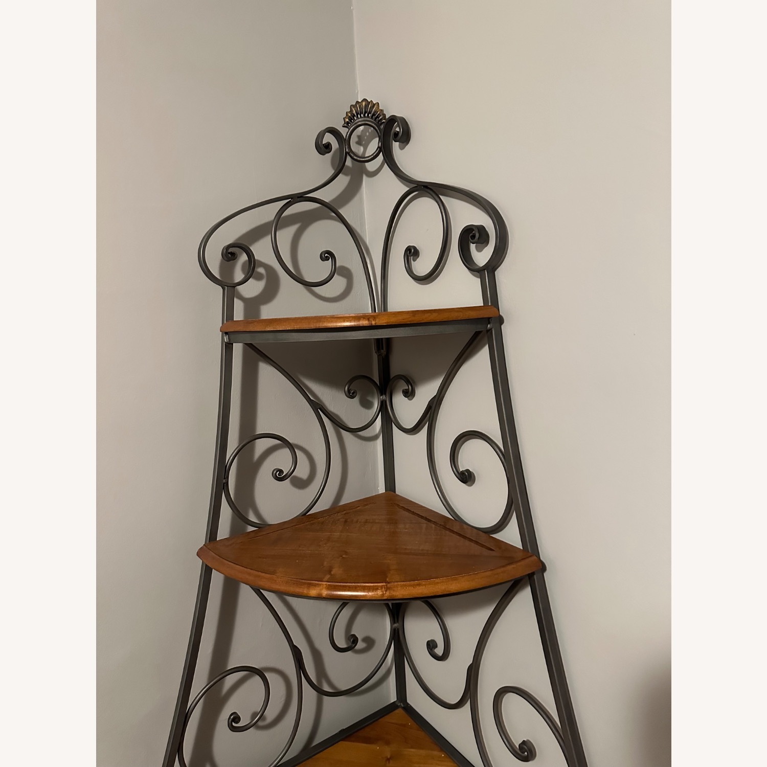Ethan Allen Legacy Corner Bakers Rack  - image-1