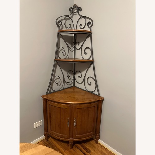 Used Ethan Allen Legacy Corner Bakers Rack  for sale on AptDeco