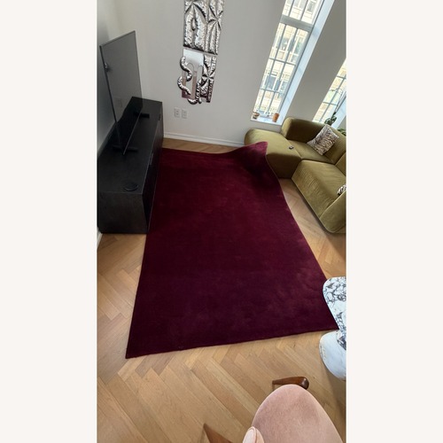 Used Nordic Knots Grand Deep Wine Rug for sale on AptDeco