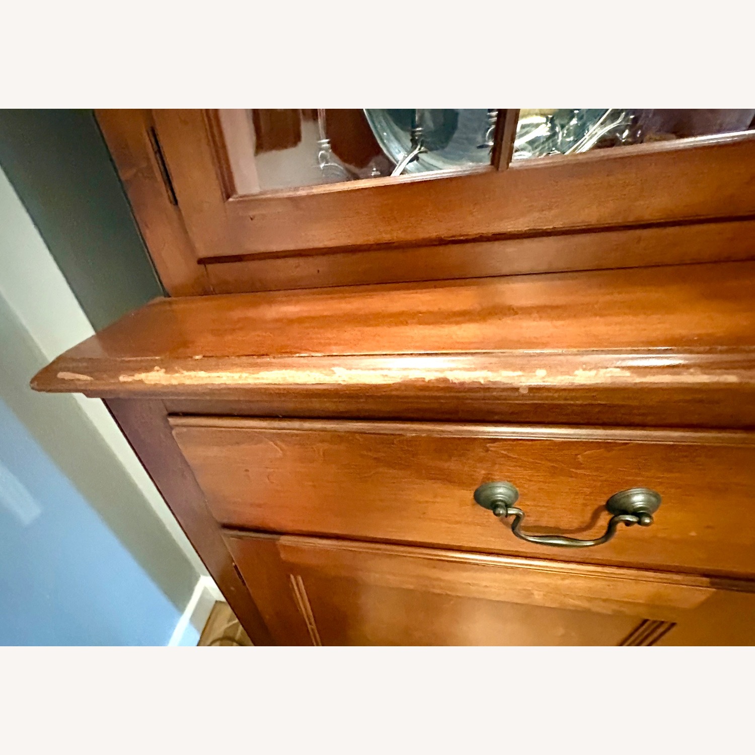 Vintage Cherry Breakfront  - image-6