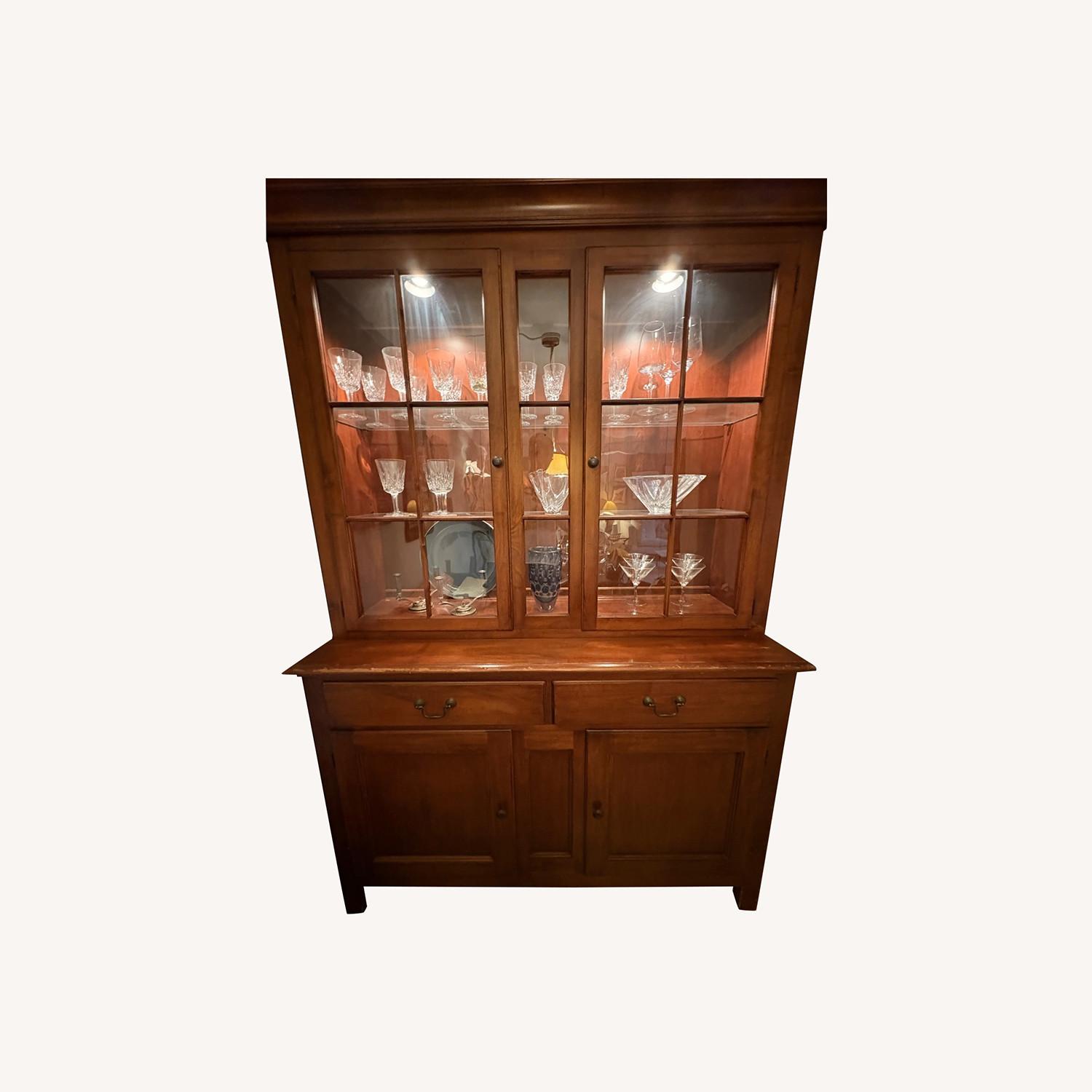 Vintage Cherry Breakfront - image-0