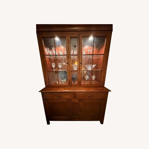 Used Vintage Cherry Breakfront for sale on AptDeco