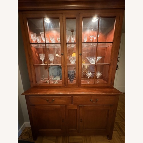 Used Vintage Cherry Breakfront  for sale on AptDeco