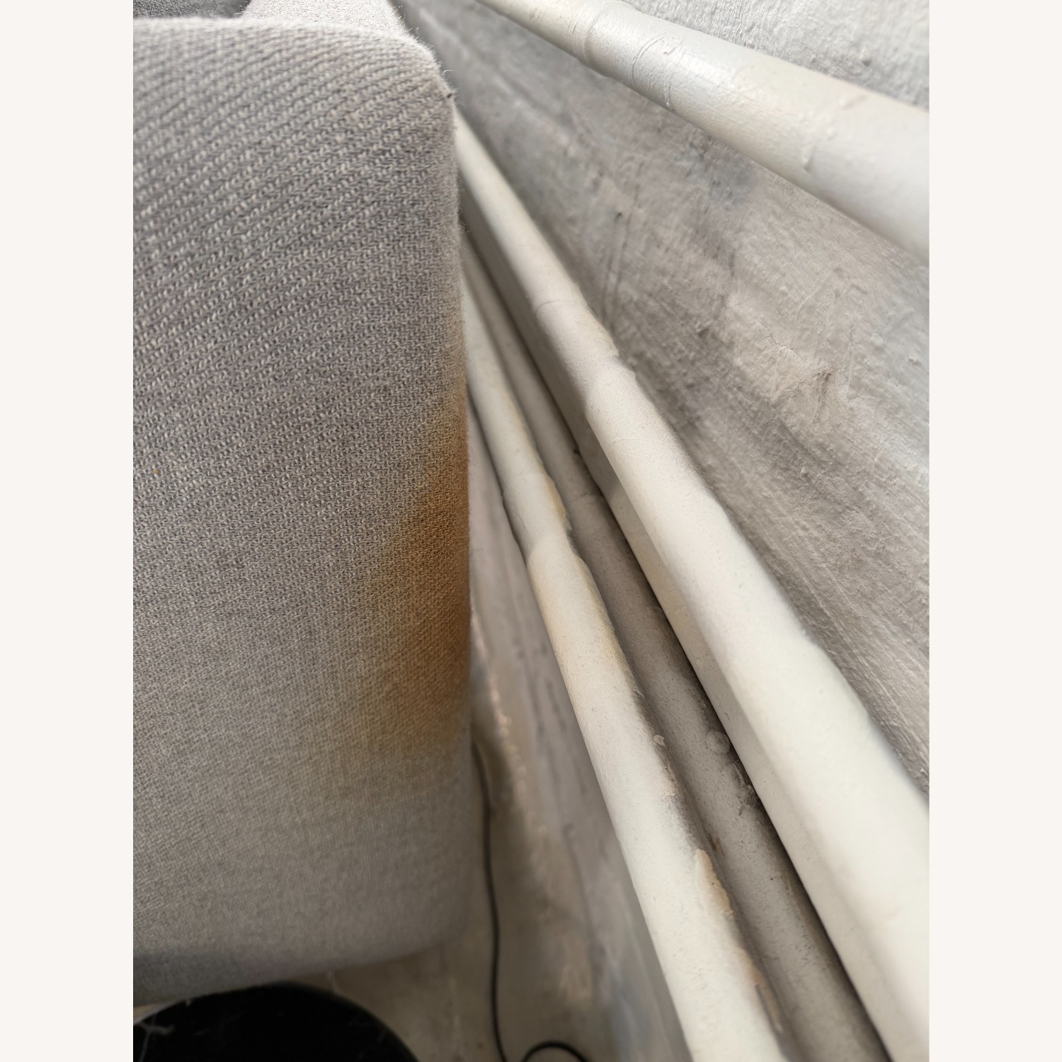 West Elm Auburn Light Gray Loveseat - image-8