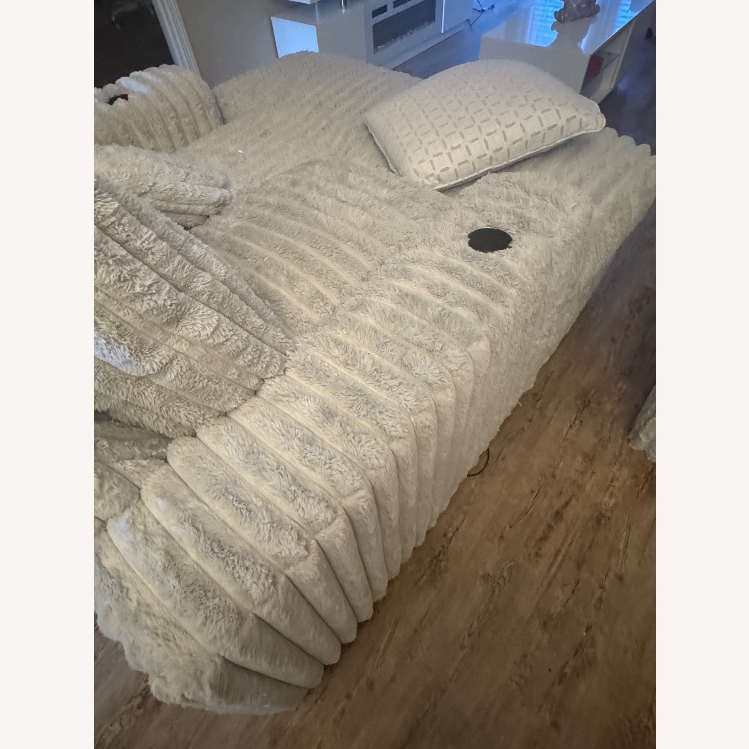 Ashley Furniture Stupendous Light Gray Chaise Lounge - image-5