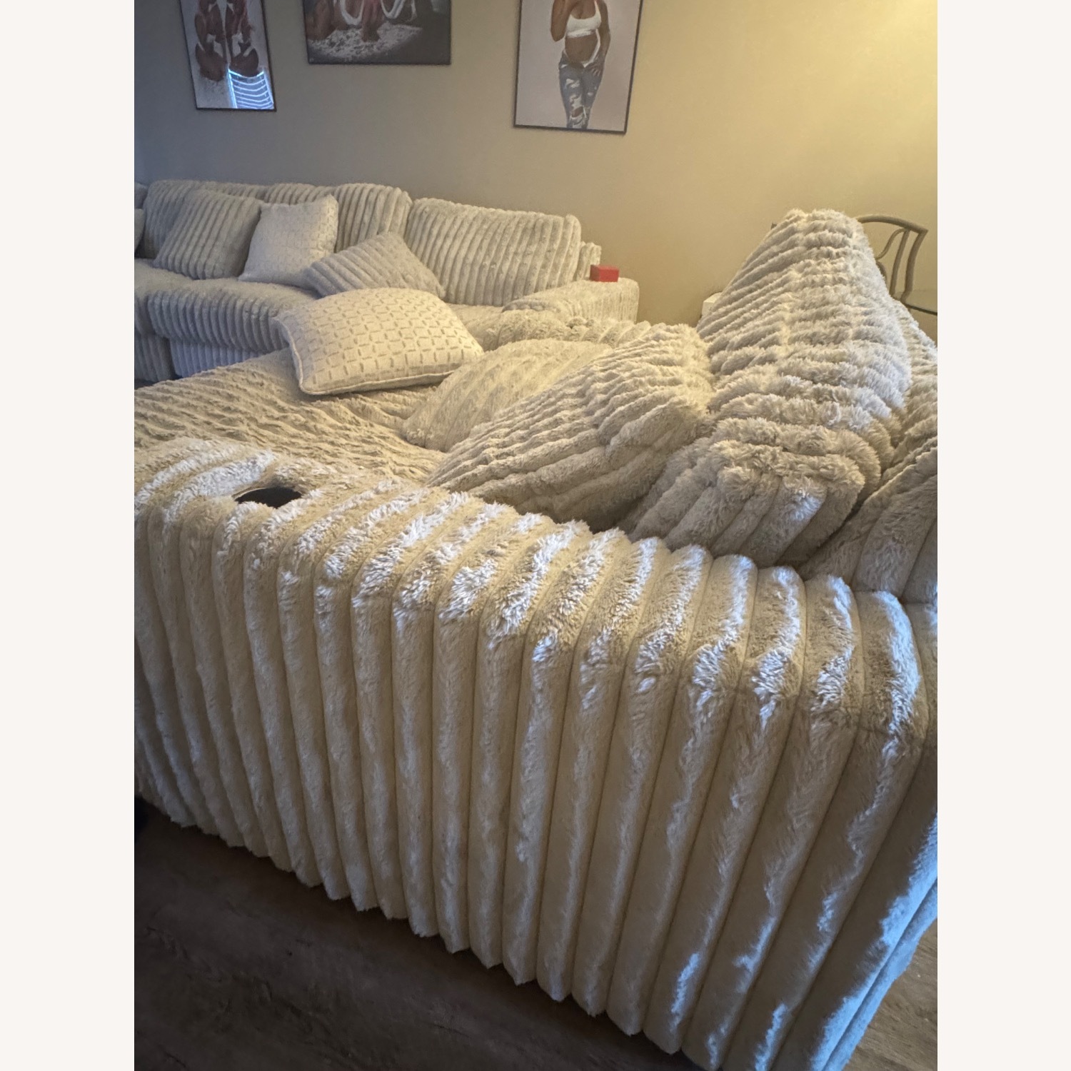 Ashley Furniture Stupendous Light Gray Chaise Lounge - image-3