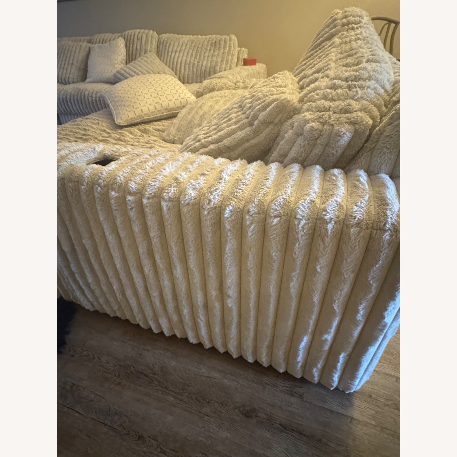 Ashley Furniture Stupendous Light Gray Chaise Lounge - image-4