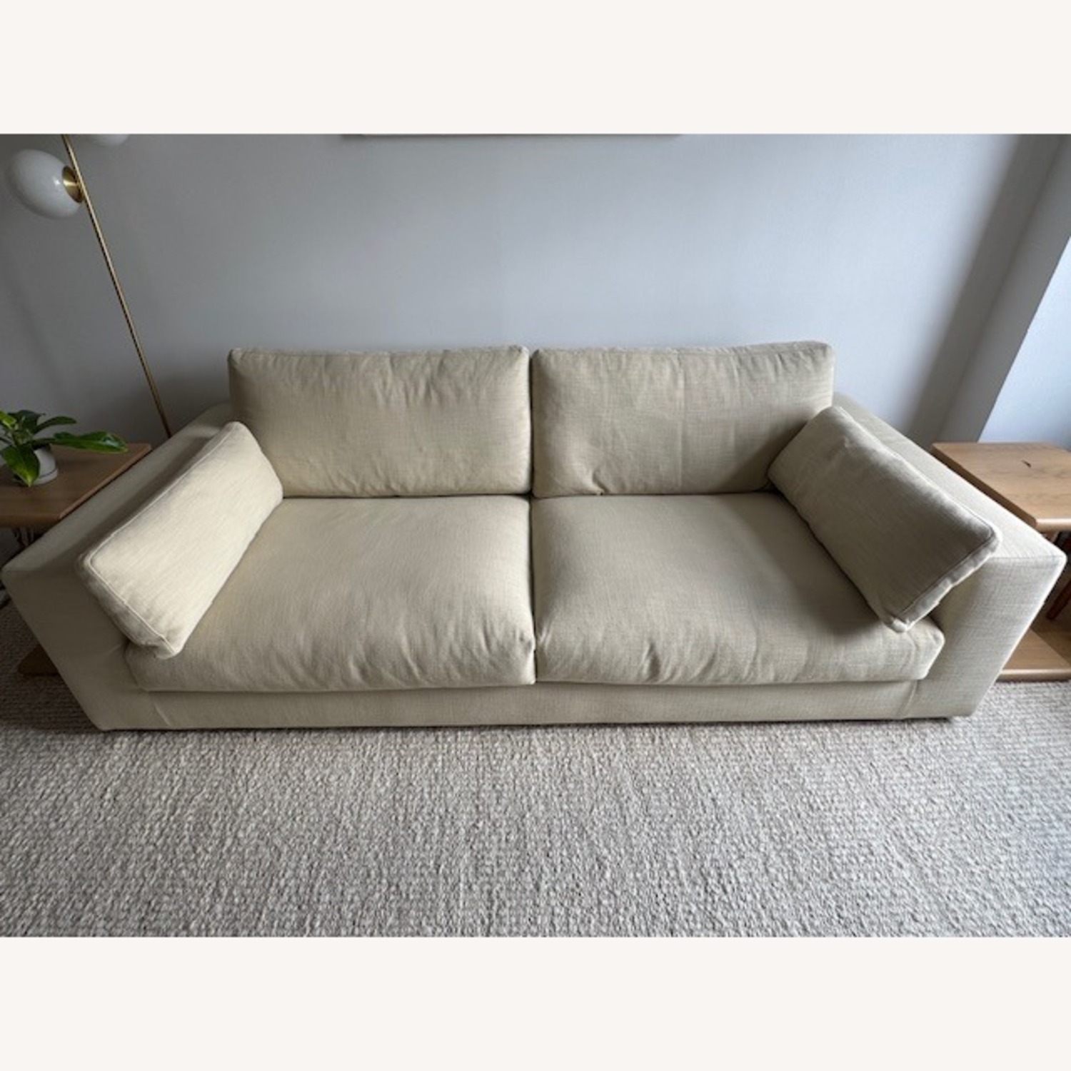 Restoration Hardware Lugano 8'  Sofa in Dune - image-13