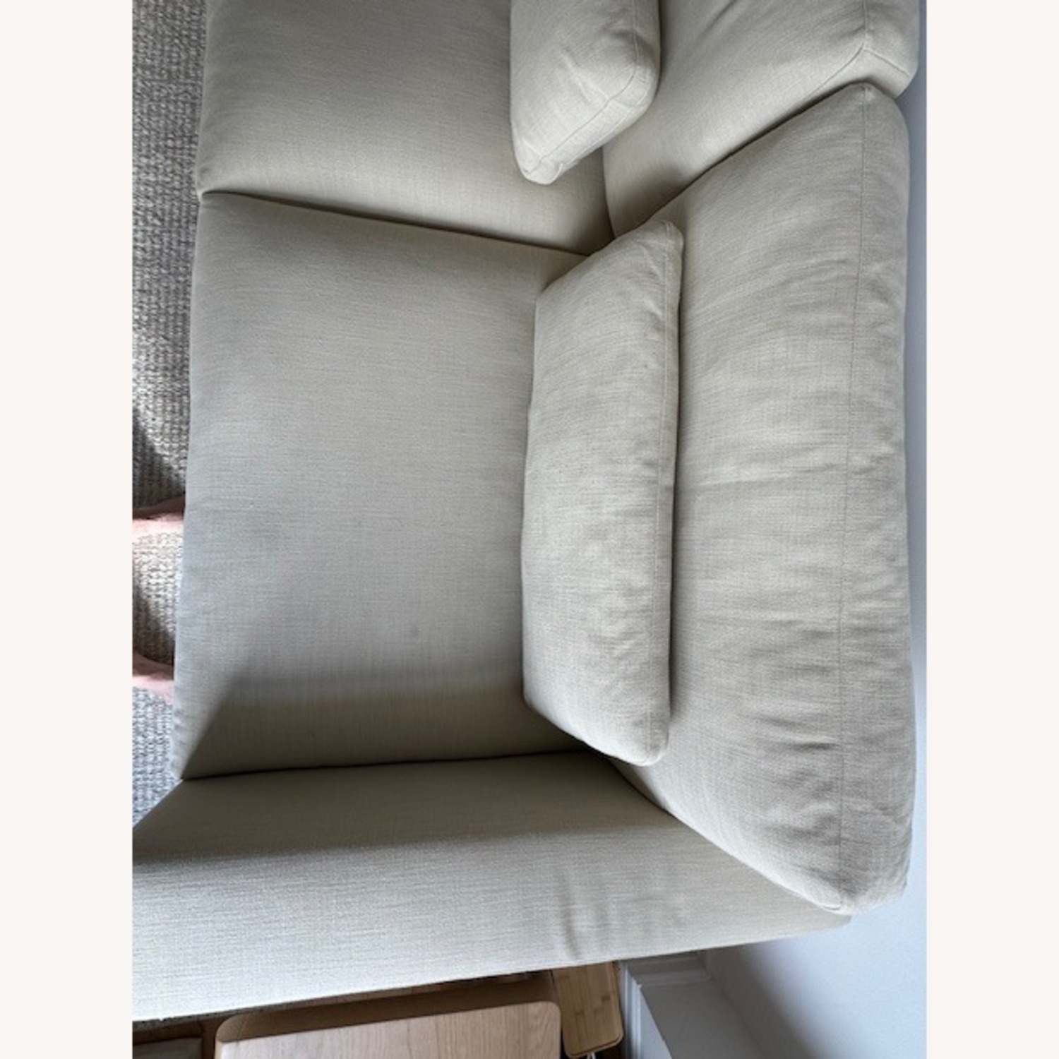 Restoration Hardware Lugano 8'  Sofa in Dune - image-9