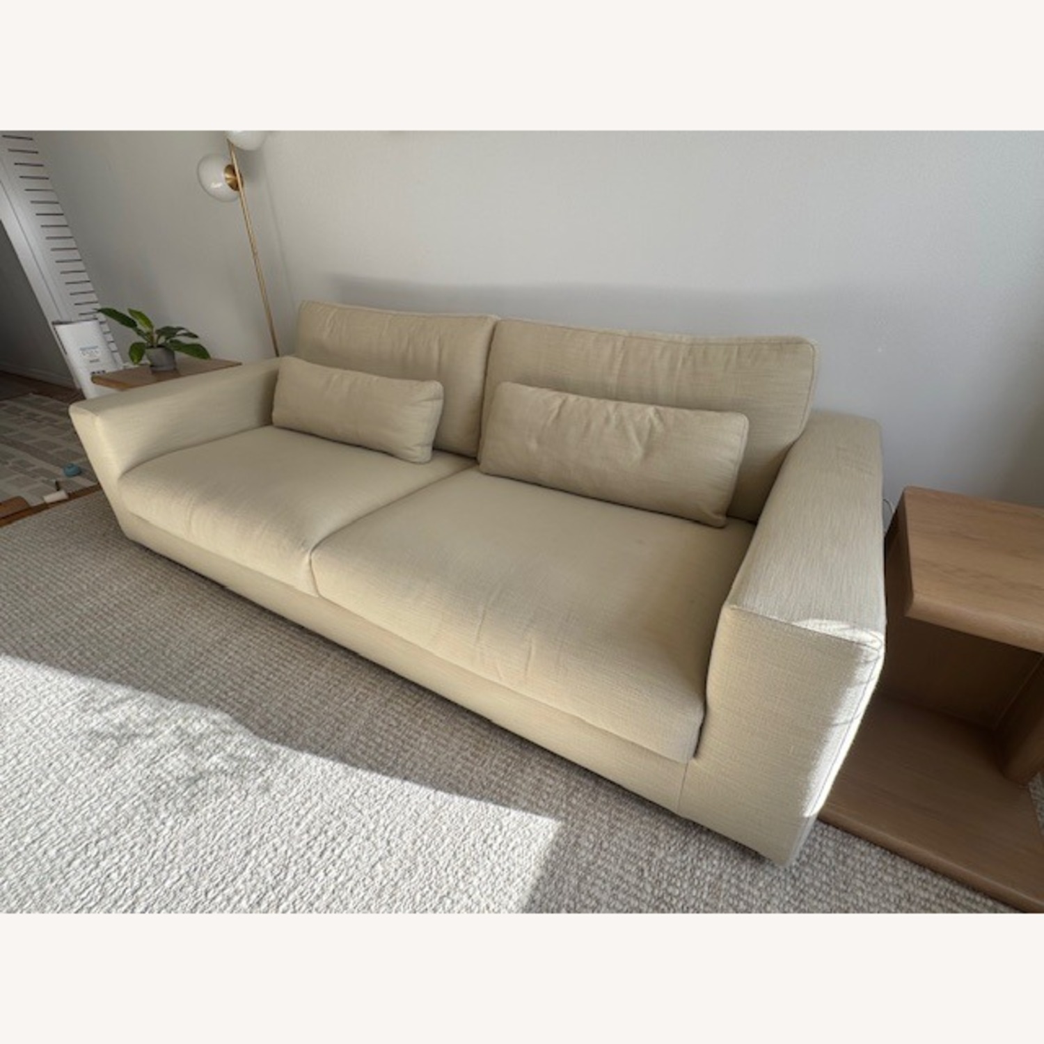 Restoration Hardware Lugano 8'  Sofa in Dune - image-4