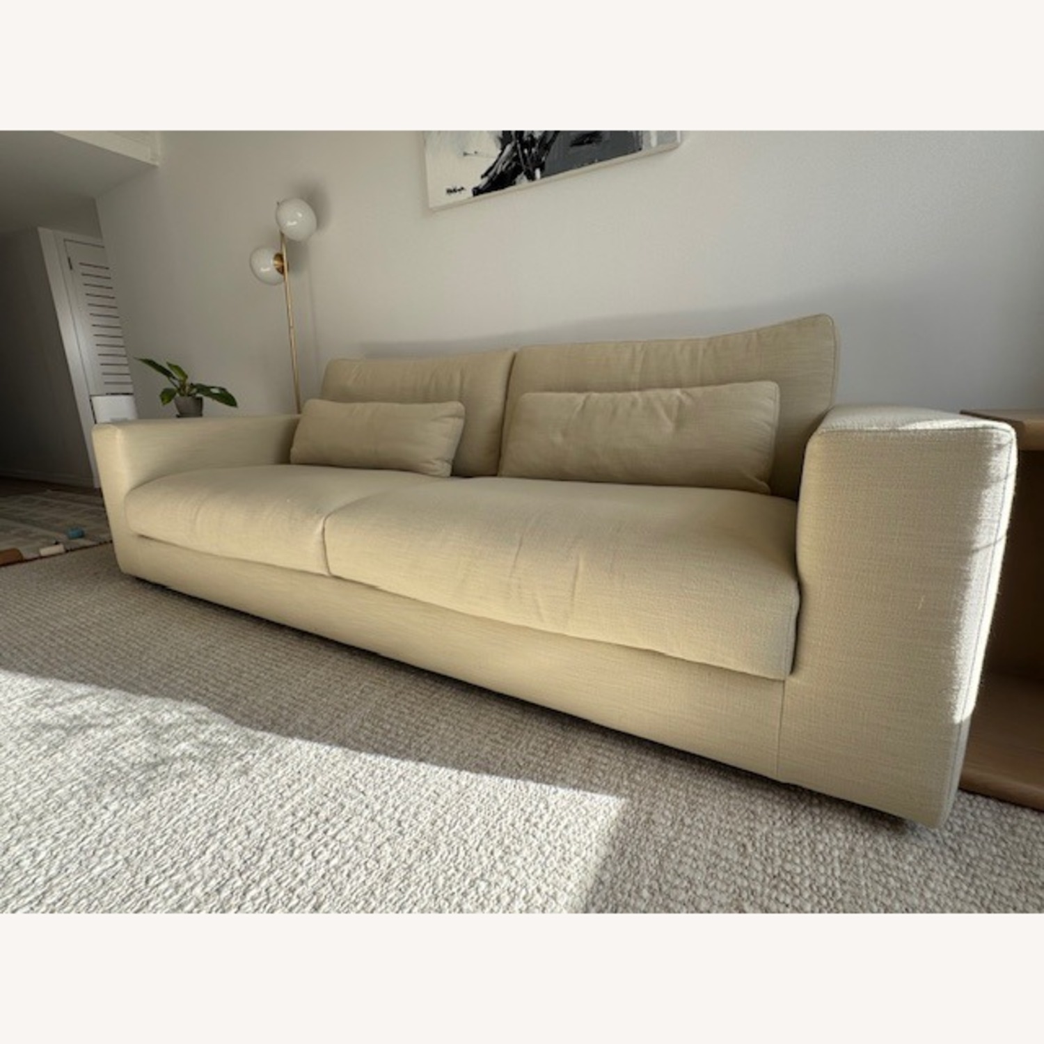 Restoration Hardware Lugano 8'  Sofa in Dune - image-7