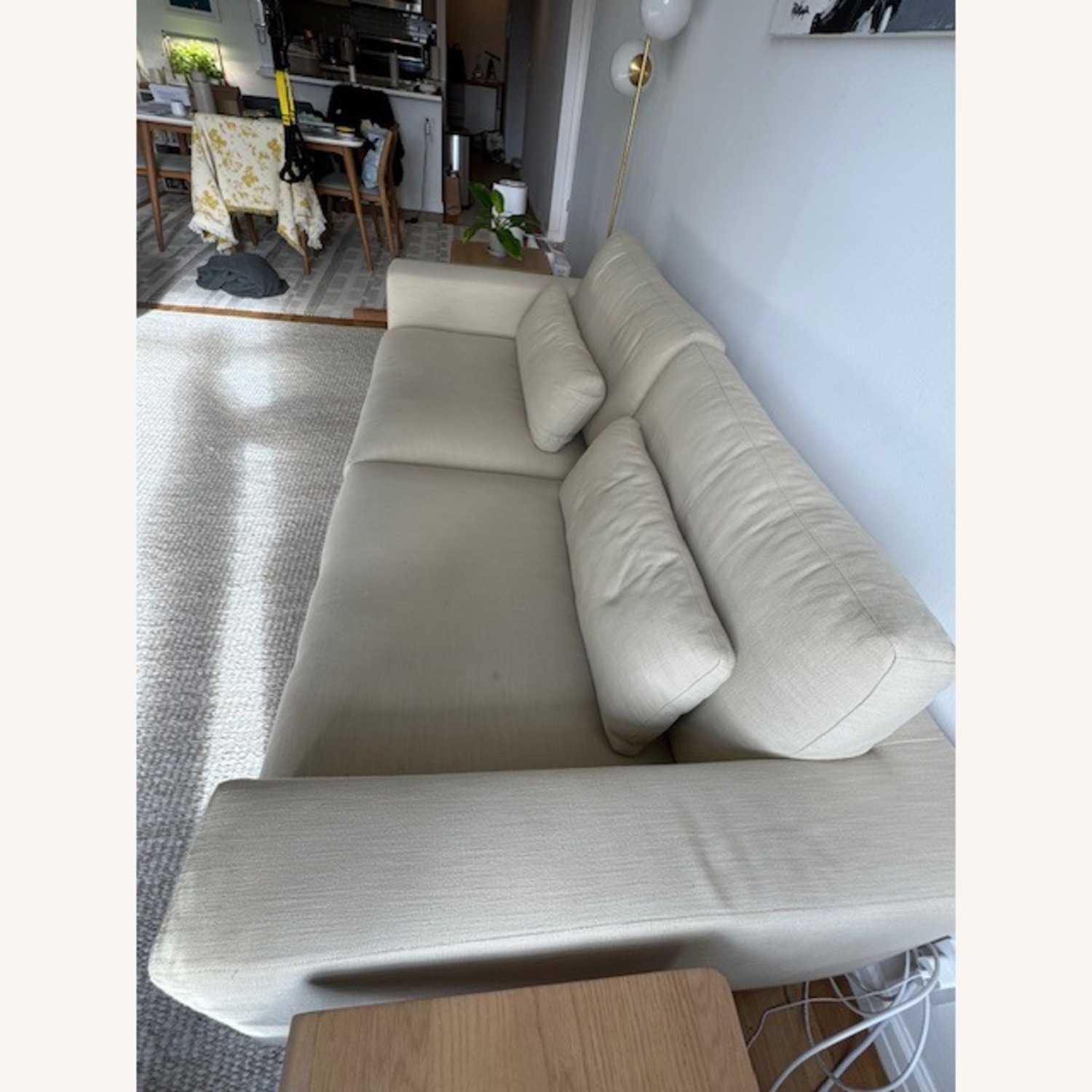 Restoration Hardware Lugano 8'  Sofa in Dune - image-8