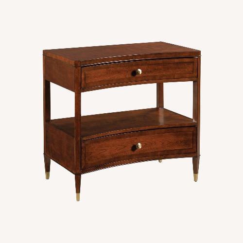 Used American Drew Dark Brown Wood Nightstand for sale on AptDeco