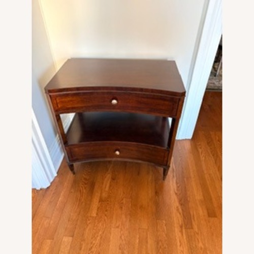 Used American Drew Dark Brown Wood Nightstand for sale on AptDeco