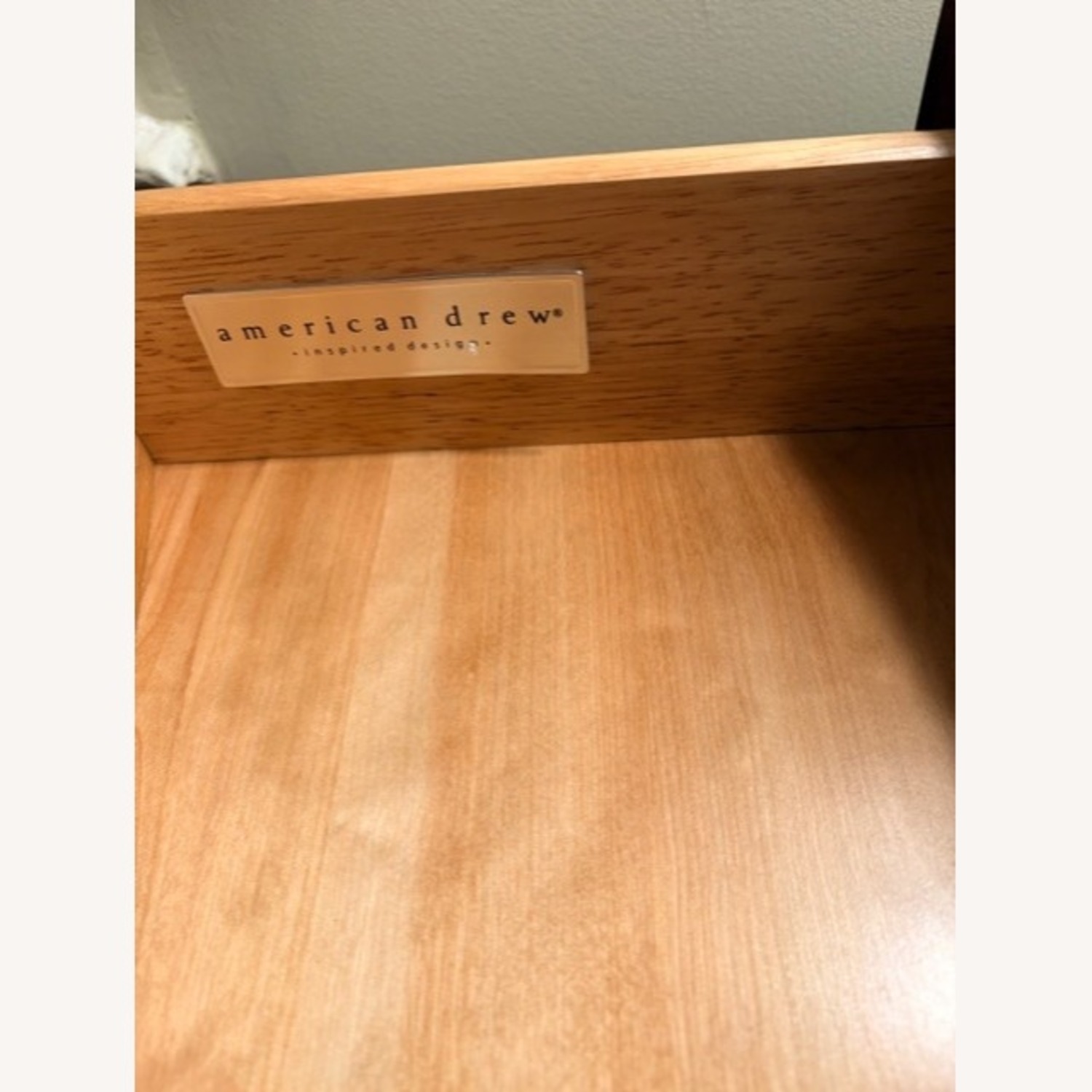 American Drew Dark Brown Wood Nightstand - image-3