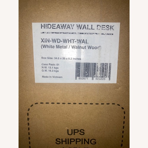 Used Orange22 Modern White Wood Desk for sale on AptDeco