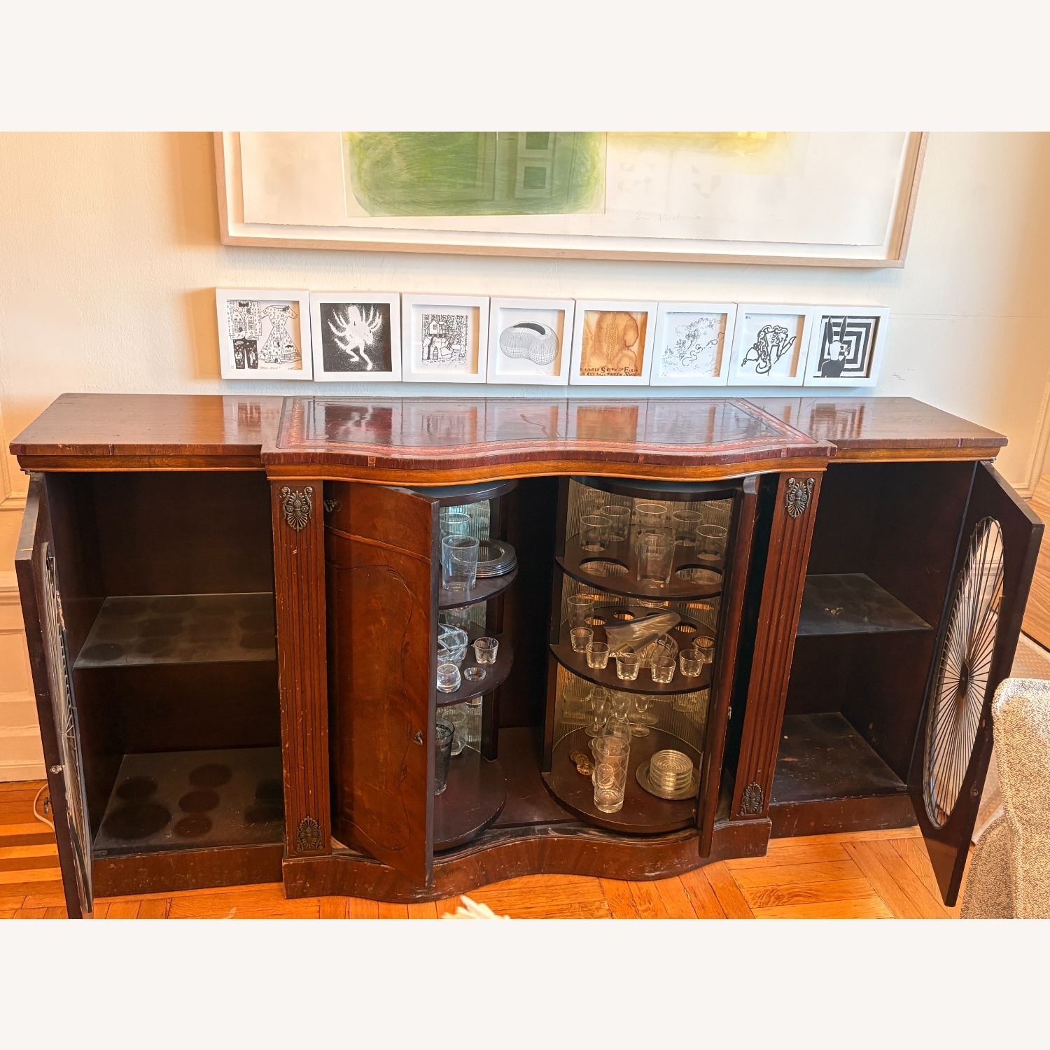Vintage/Antique Finds Wood Sideboard - image-1