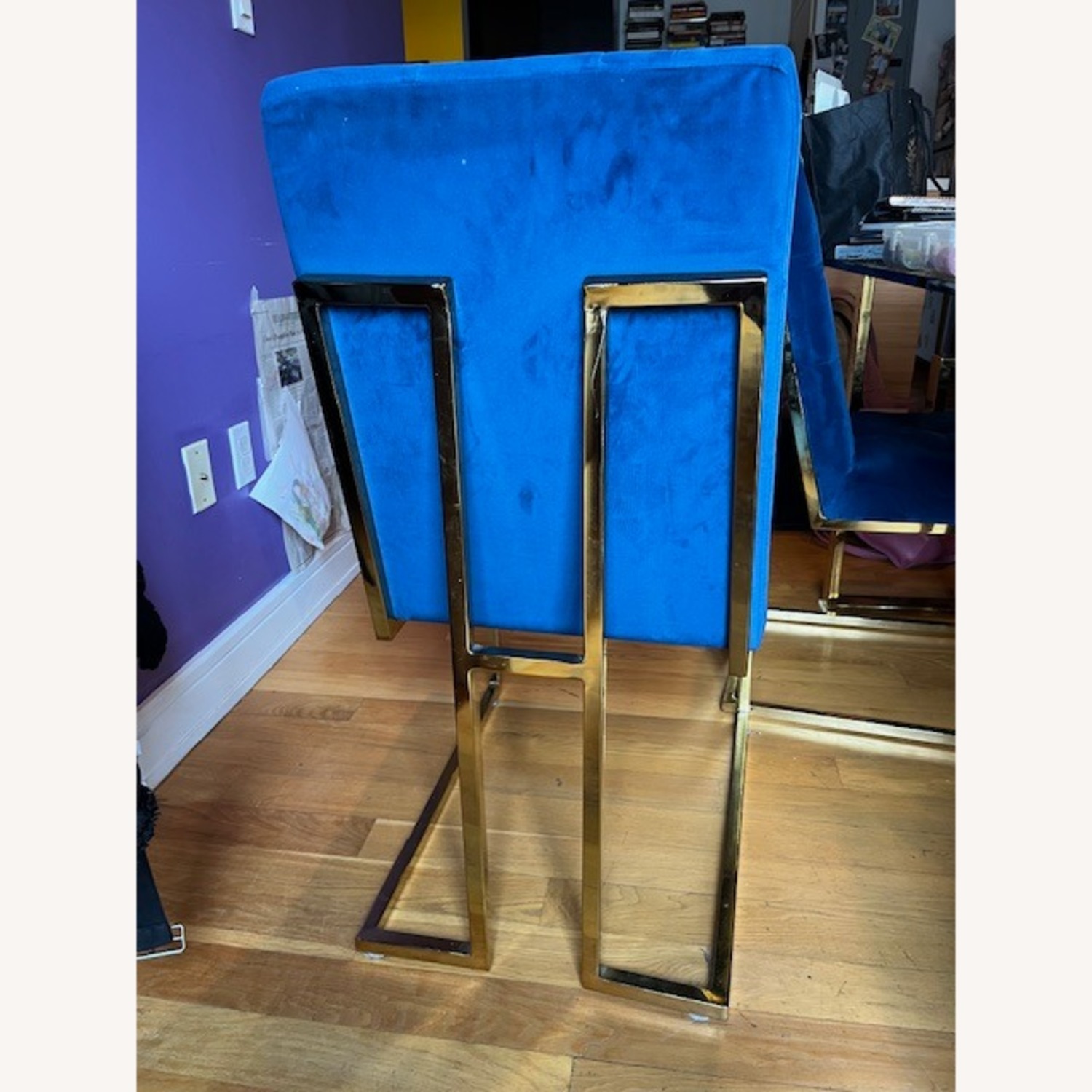 5 Piece Glass Dining Set (Table + 4 Chairs) - image-5