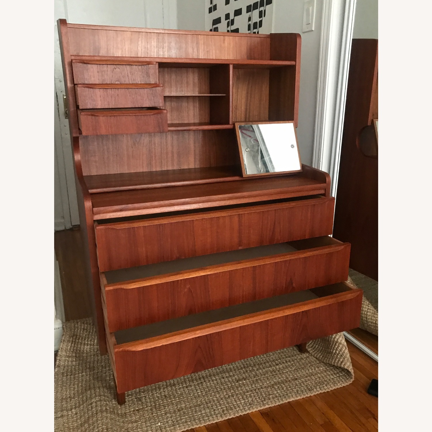 MCM Teak Secretary Desk - image-2