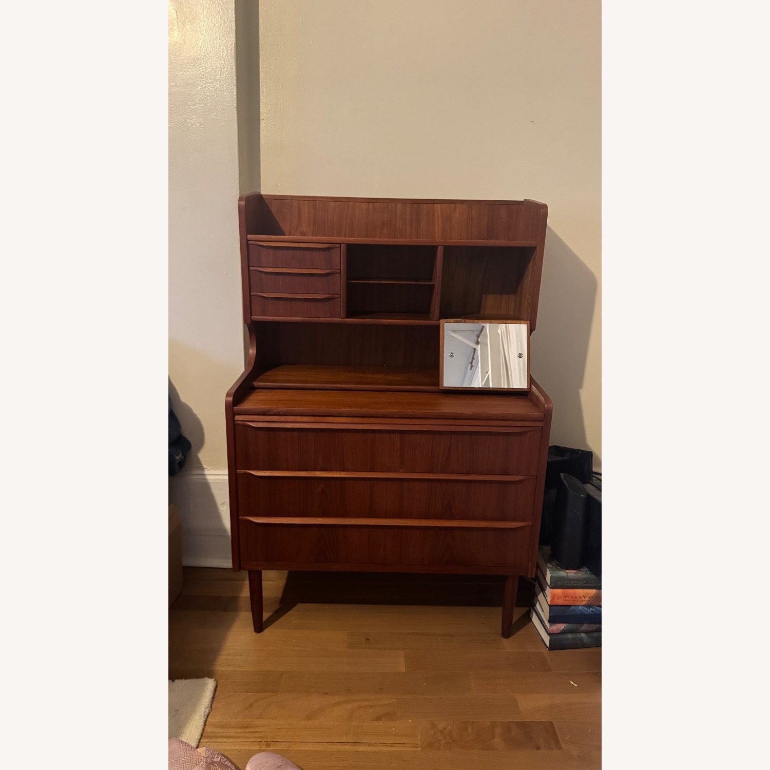 MCM Teak Secretary Desk - image-1