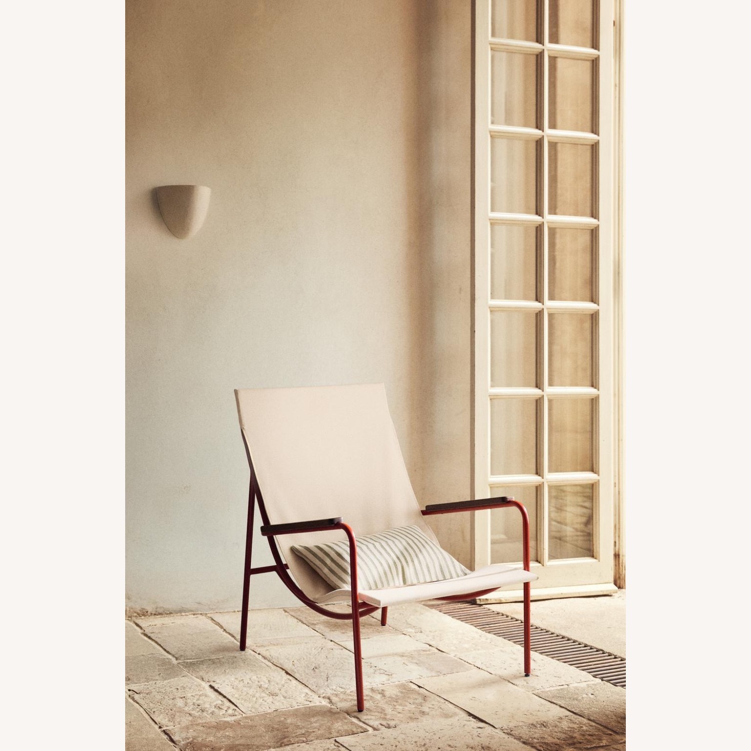 Zara Home Natural Fabric Accent Chairs - image-5