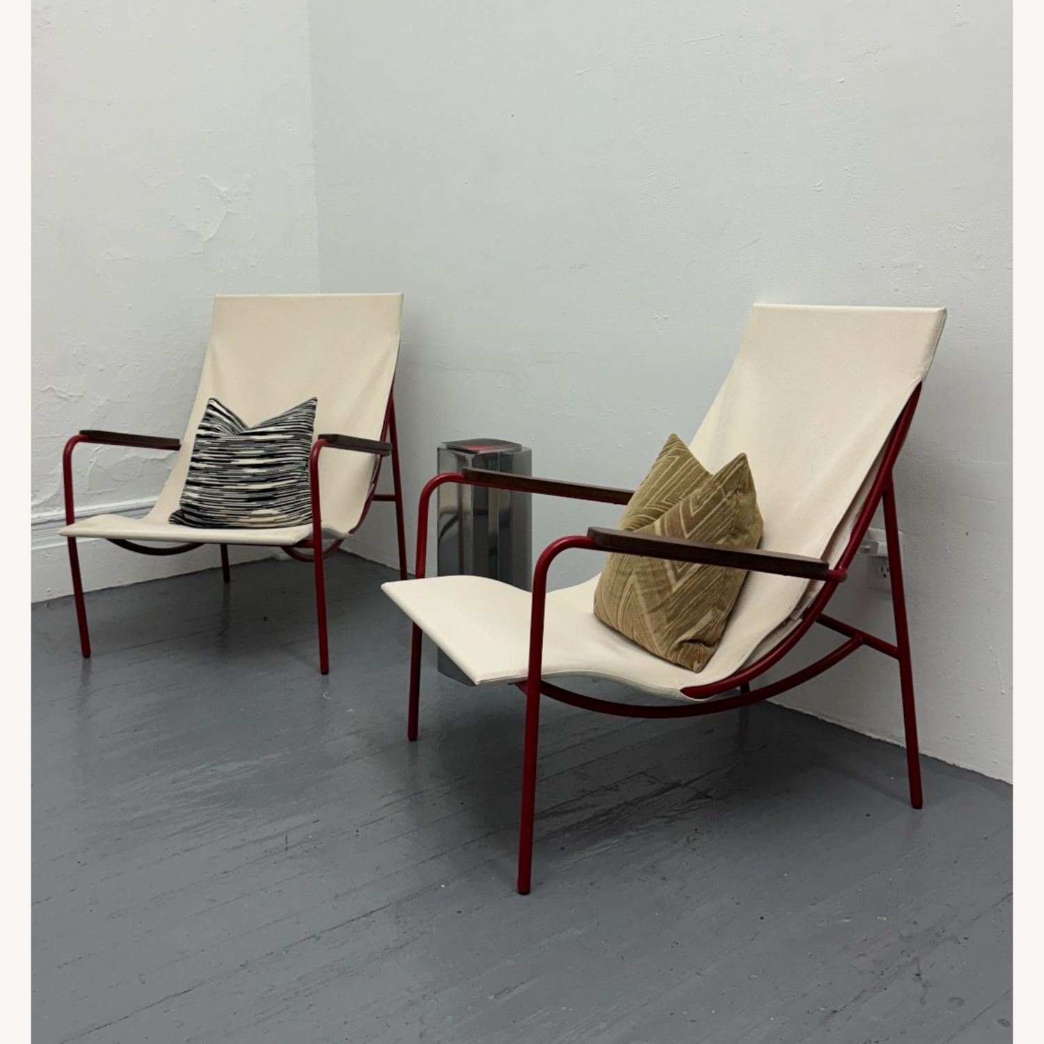 Zara Home Natural Fabric Accent Chairs - image-4