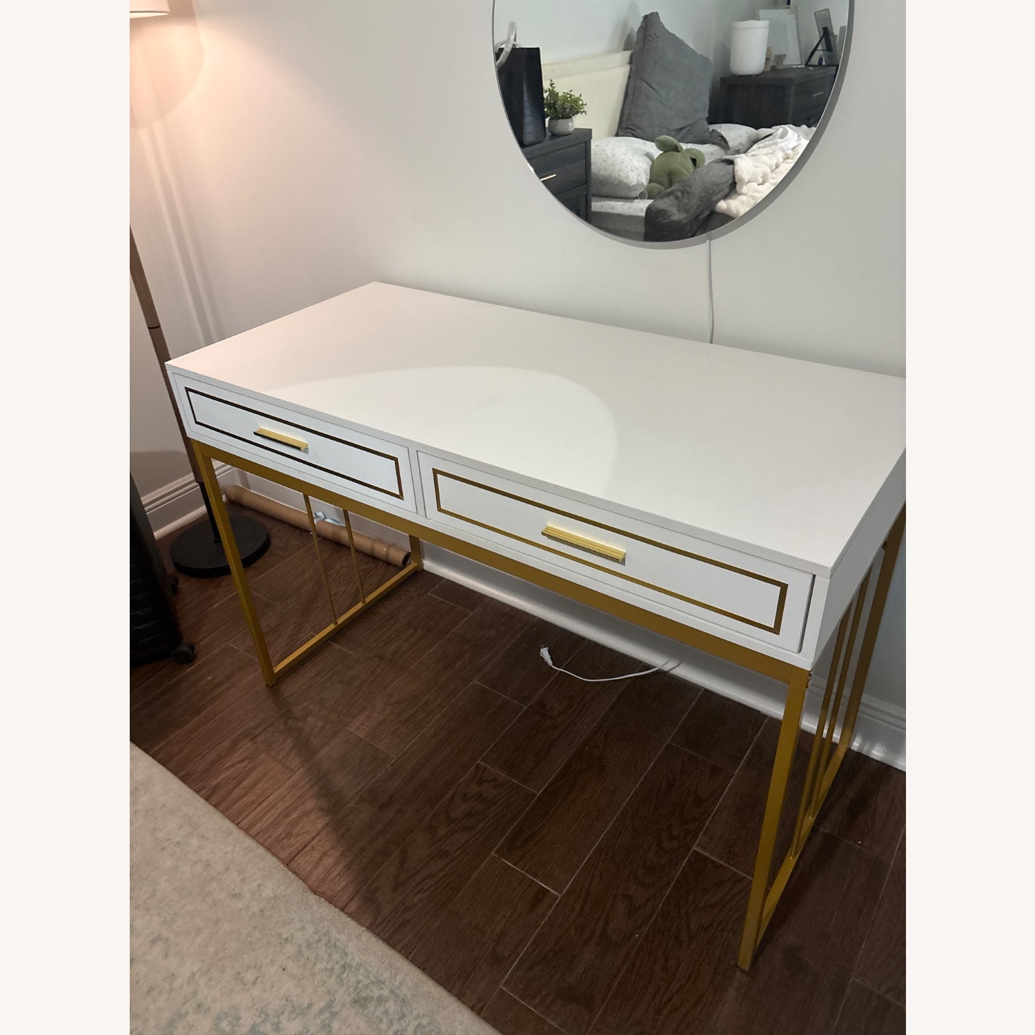 Wayfair White Wood Desk - image-2