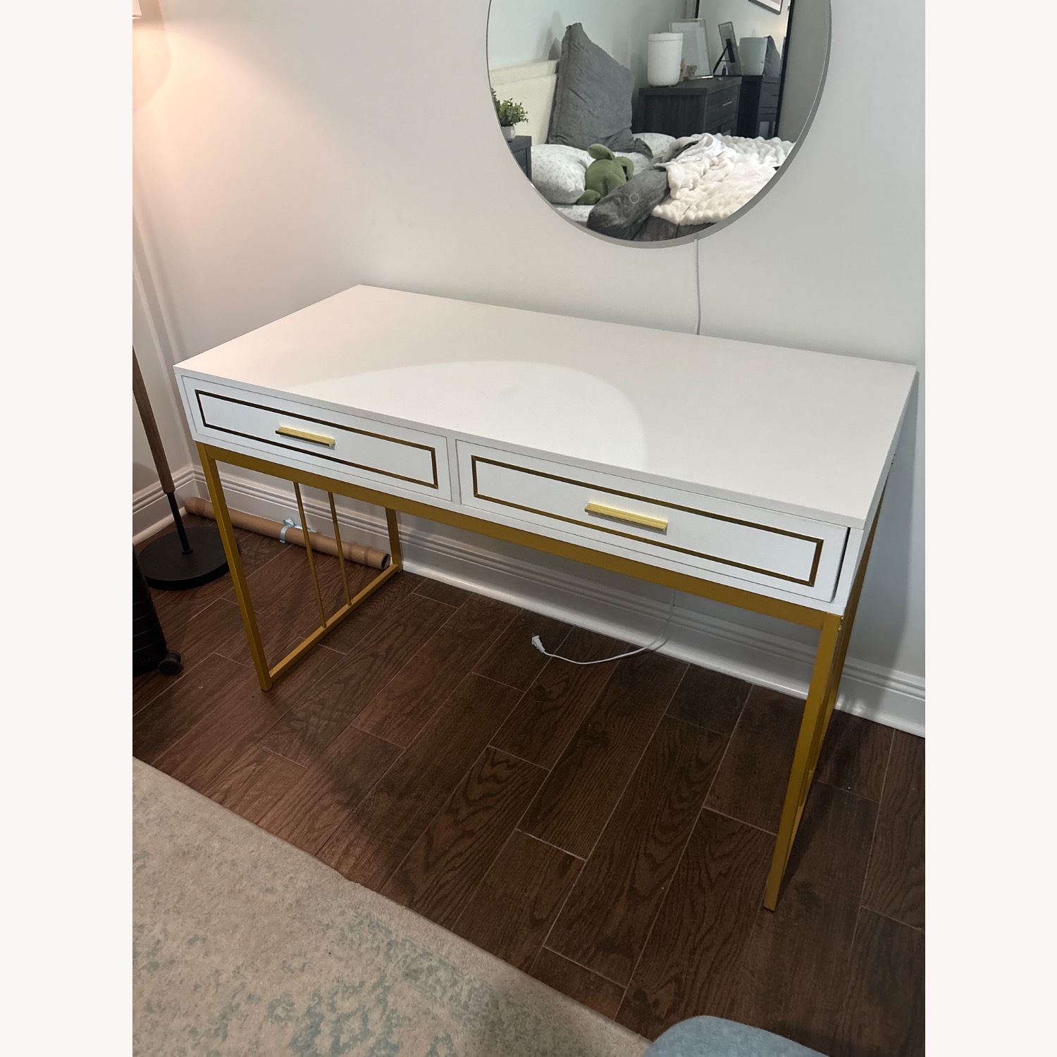 Wayfair White Wood Desk - image-8