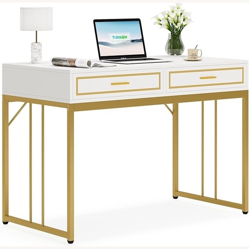 Used Wayfair White Wood Desk for sale on AptDeco