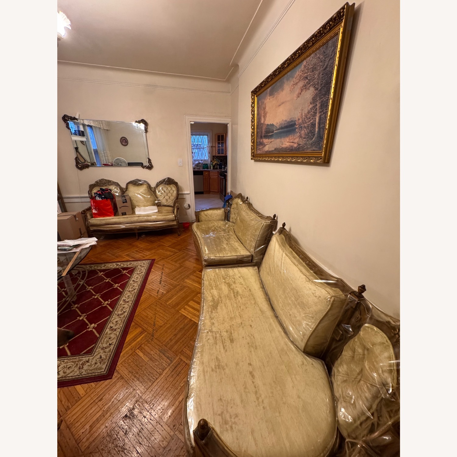 Vintage Preserved Sofa Set – 2 Sofas (Modular) - image-6