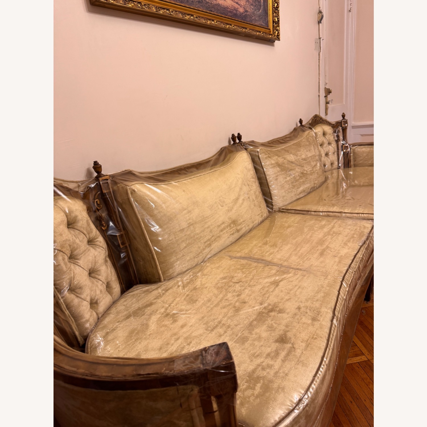 Vintage Preserved Sofa Set – 2 Sofas (Modular) - image-2