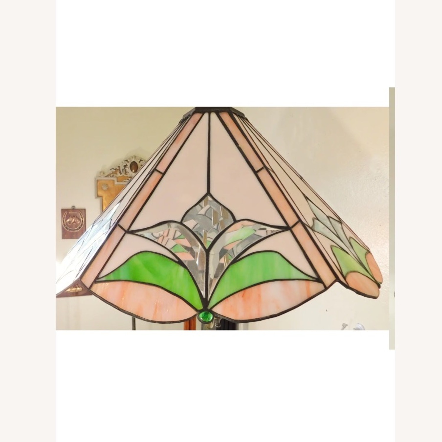 Vintage 1970s Tiffany Ceiling Lamp - image-8