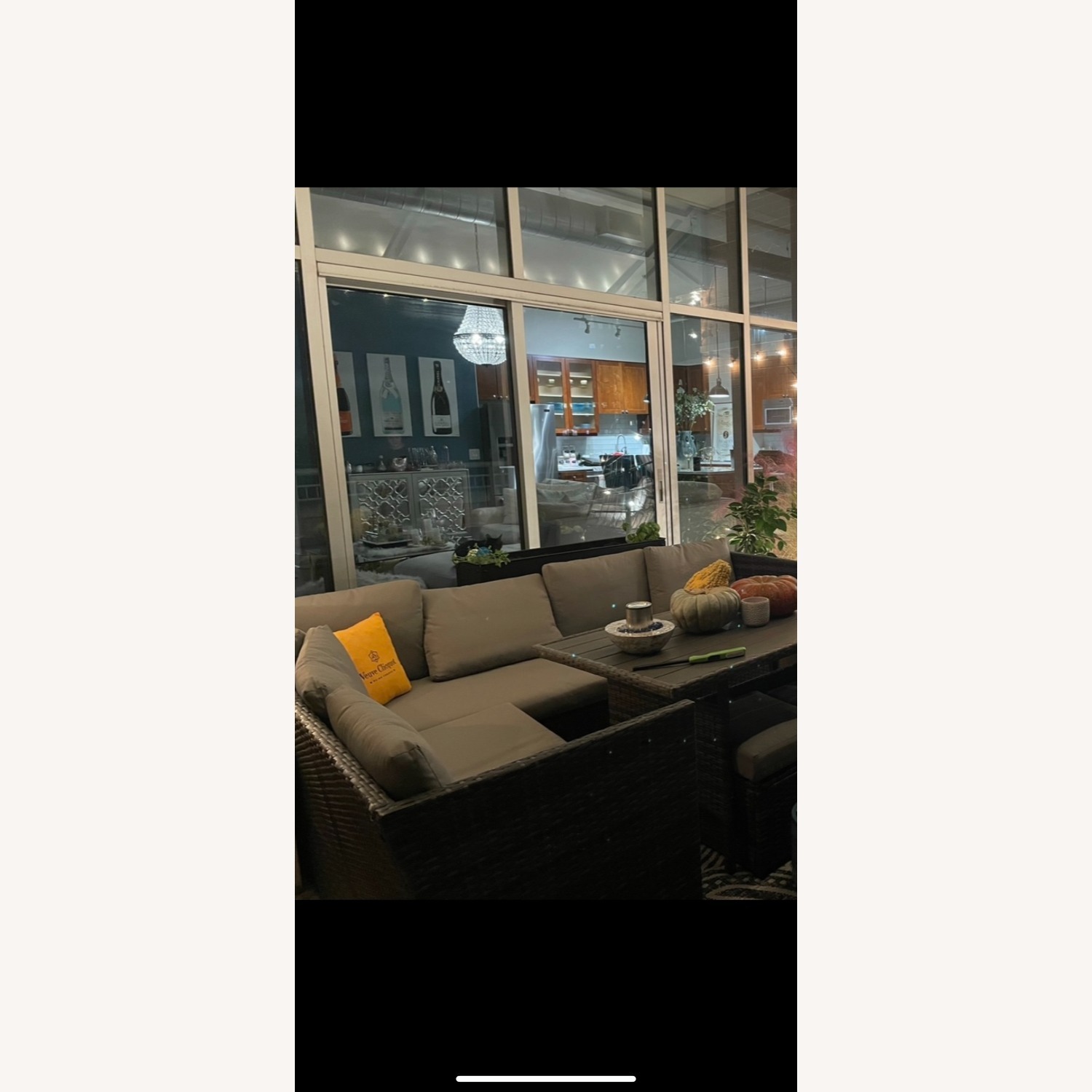 Light Gray Fabric Patio Furniture - image-2