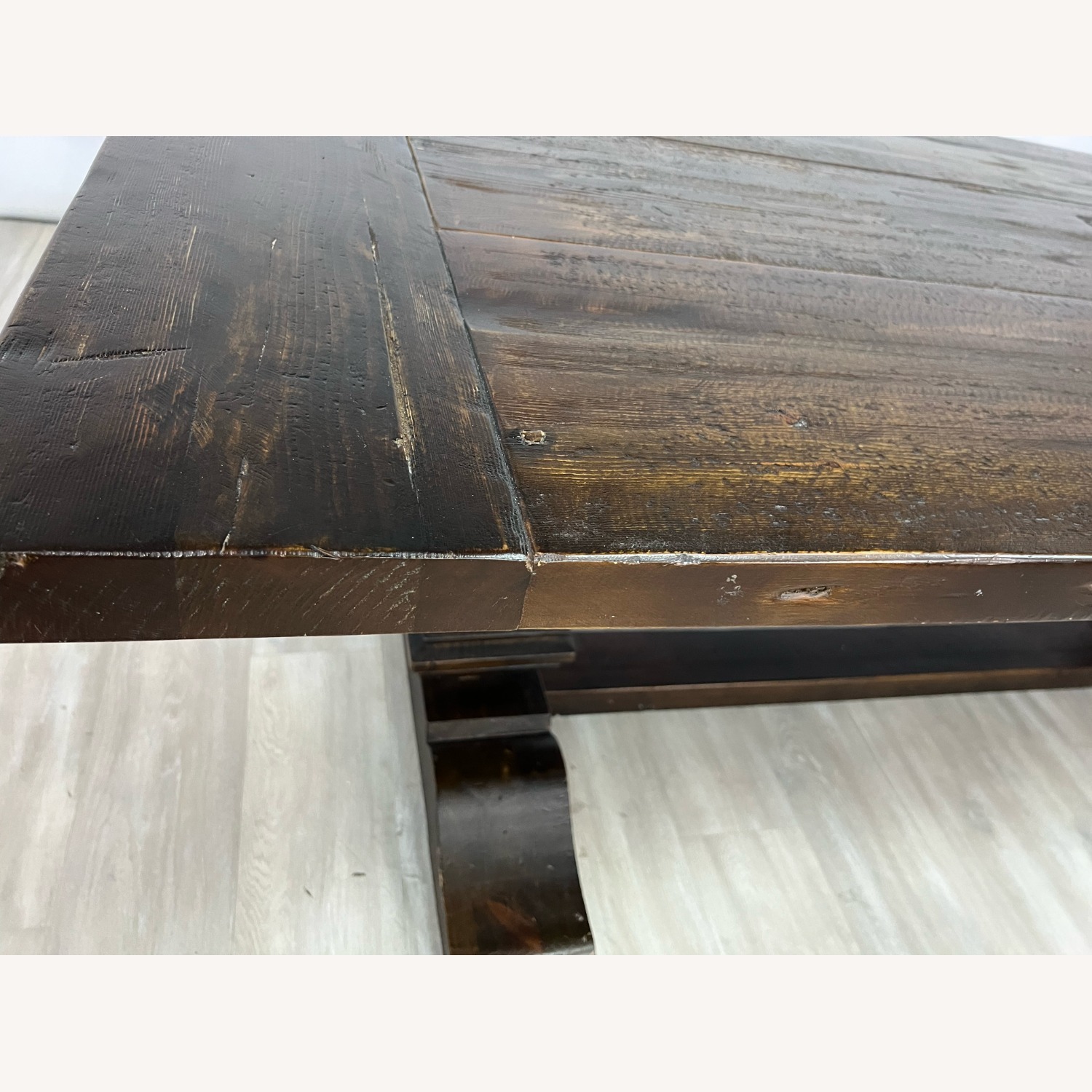 Restoration Hardware Salvaged Wood Dining Table - image-4