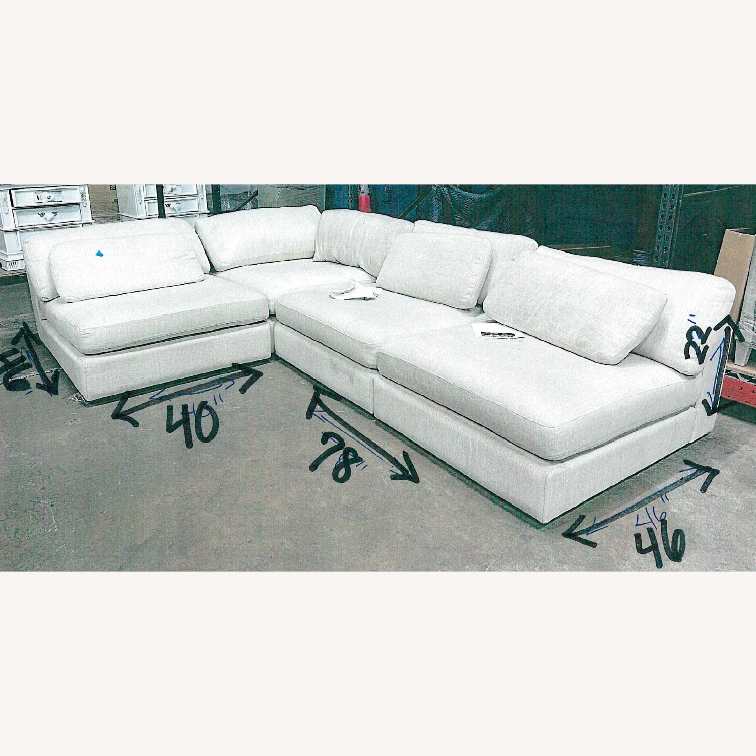 Four Hands Bloor Natural 3+ Piece Sectional - image-5