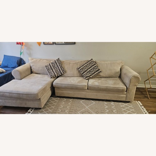 Used Sleeper Sofa with Chaise Lounge for sale on AptDeco