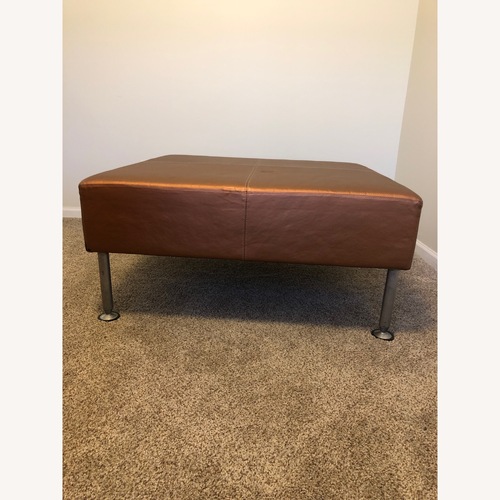 Used Steelcase / Coalesse Copper Ottoman for sale on AptDeco