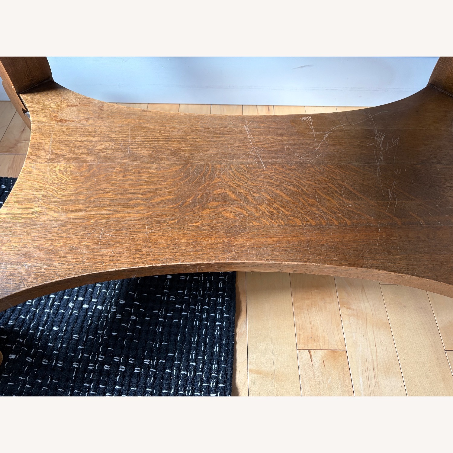 Antique Tiger Oak Quartersawn Library Table  - image-4