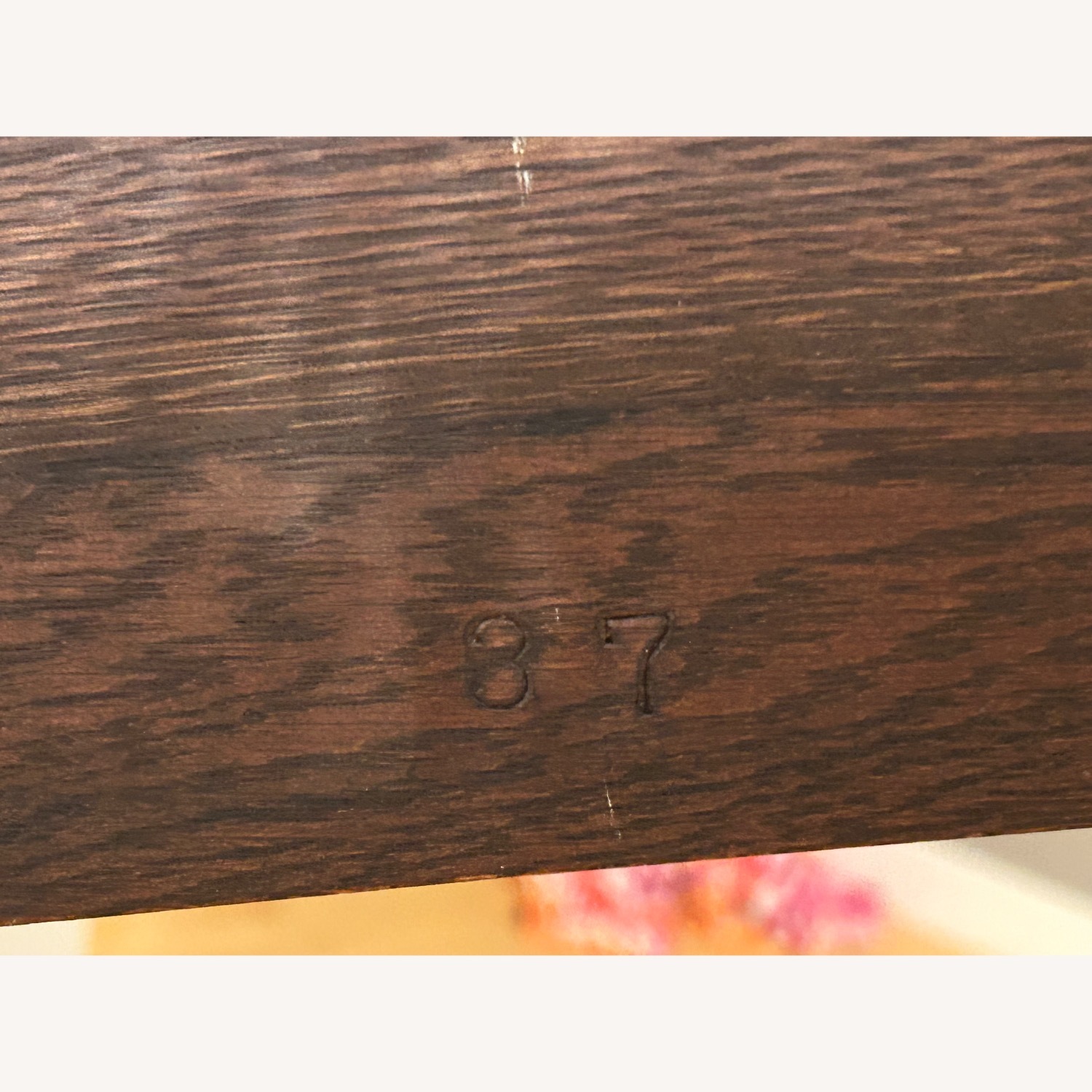 Antique Tiger Oak Quartersawn Library Table  - image-14