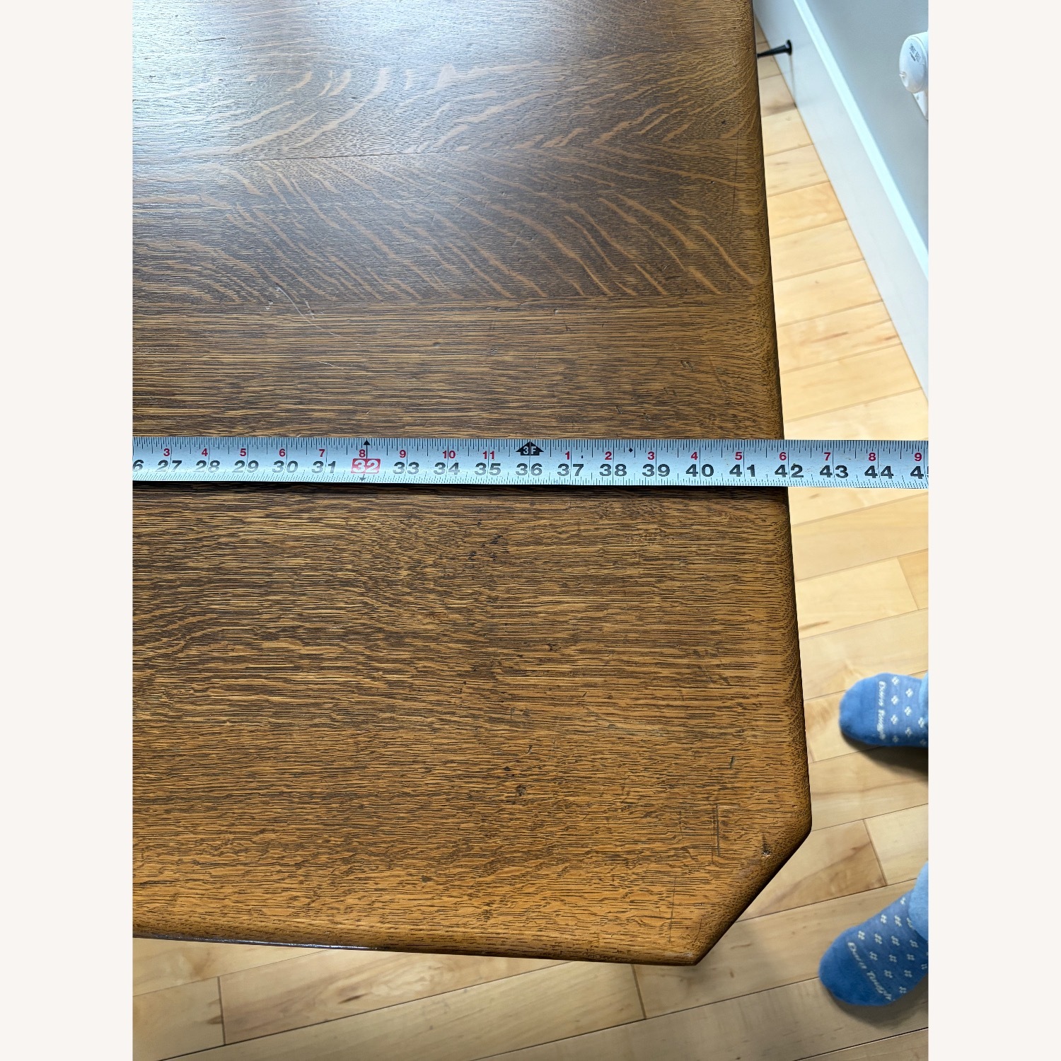 Antique Tiger Oak Quartersawn Library Table  - image-10