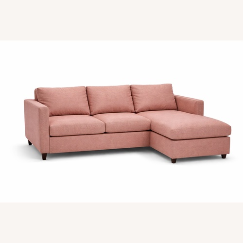 Used Crate & Barrel Barrett II Queen Sleeper Sofa Rose for sale on AptDeco