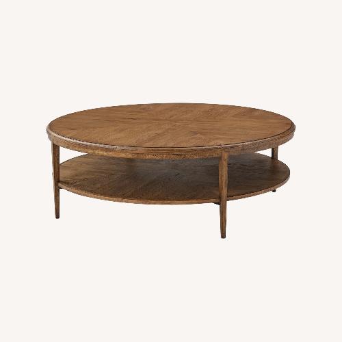 Used Theodore Alexander Dark Brown Wood Coffee Table for sale on AptDeco