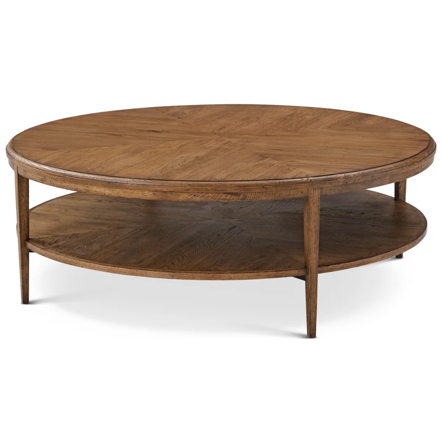 Theodore Alexander Dark Brown Wood Coffee Table - image-1