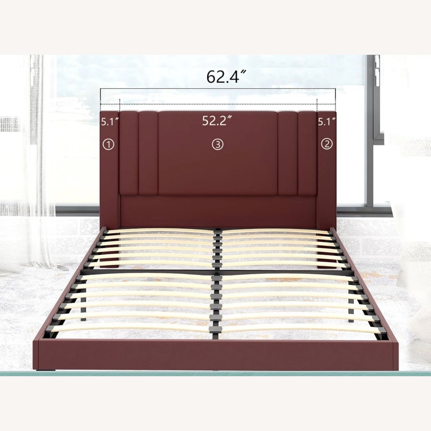 Queen Size Bed Frame - image-1