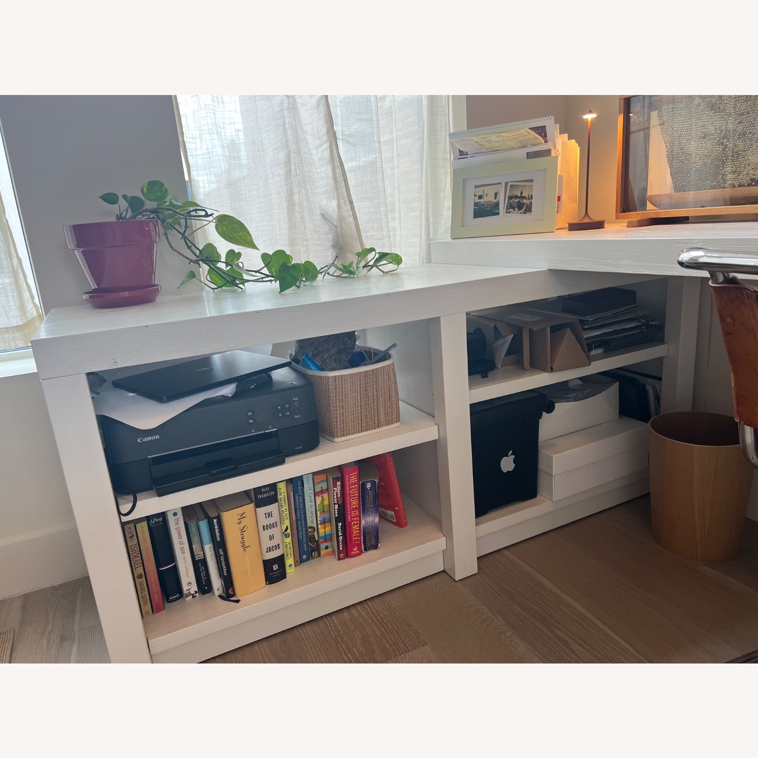 Pottery Barn Dillon L-Shape Rotating Desk (70") - image-3