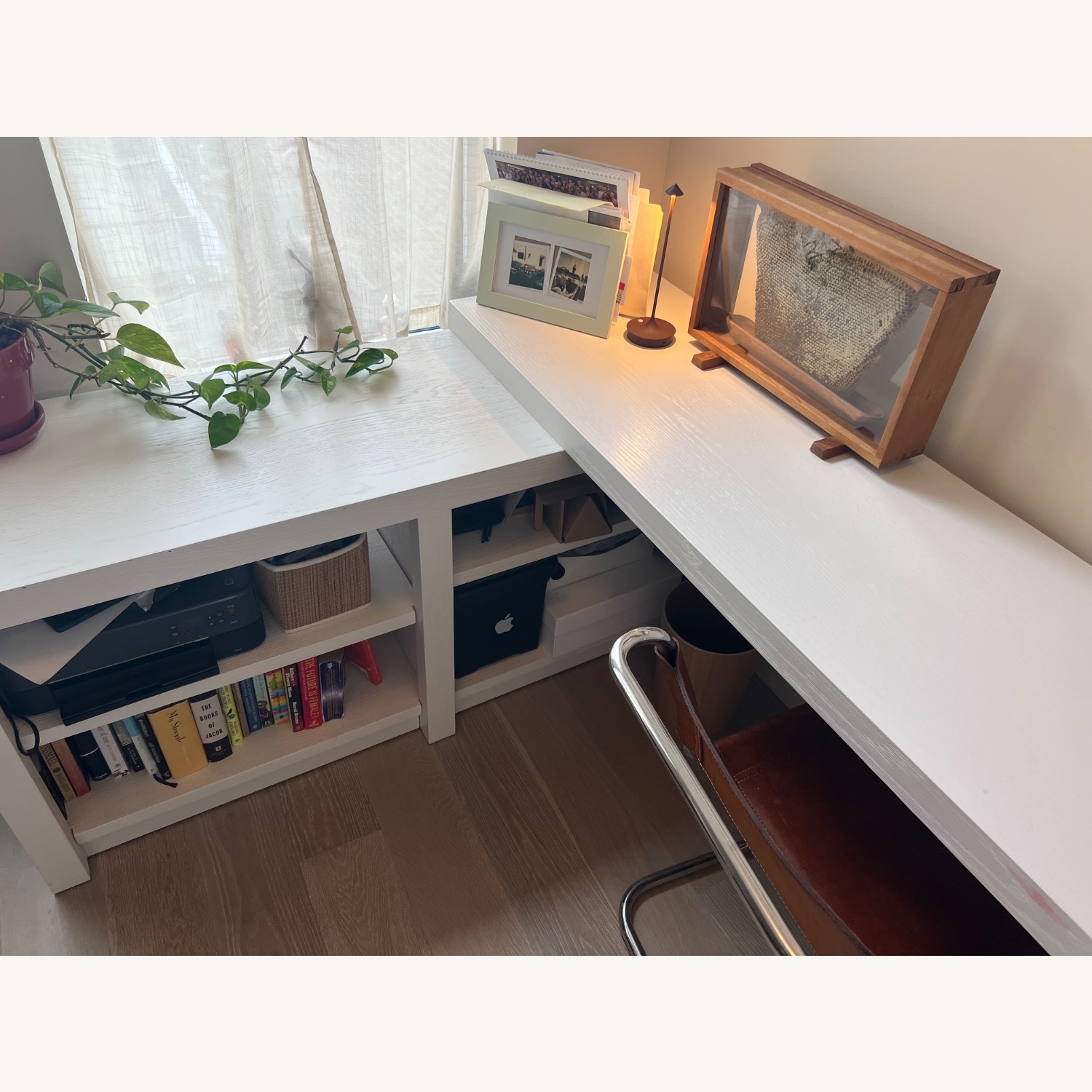 Pottery Barn Dillon L-Shape Rotating Desk (70") - image-5