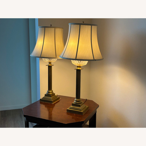 Used Neo-Classical Column Table Lamps for sale on AptDeco