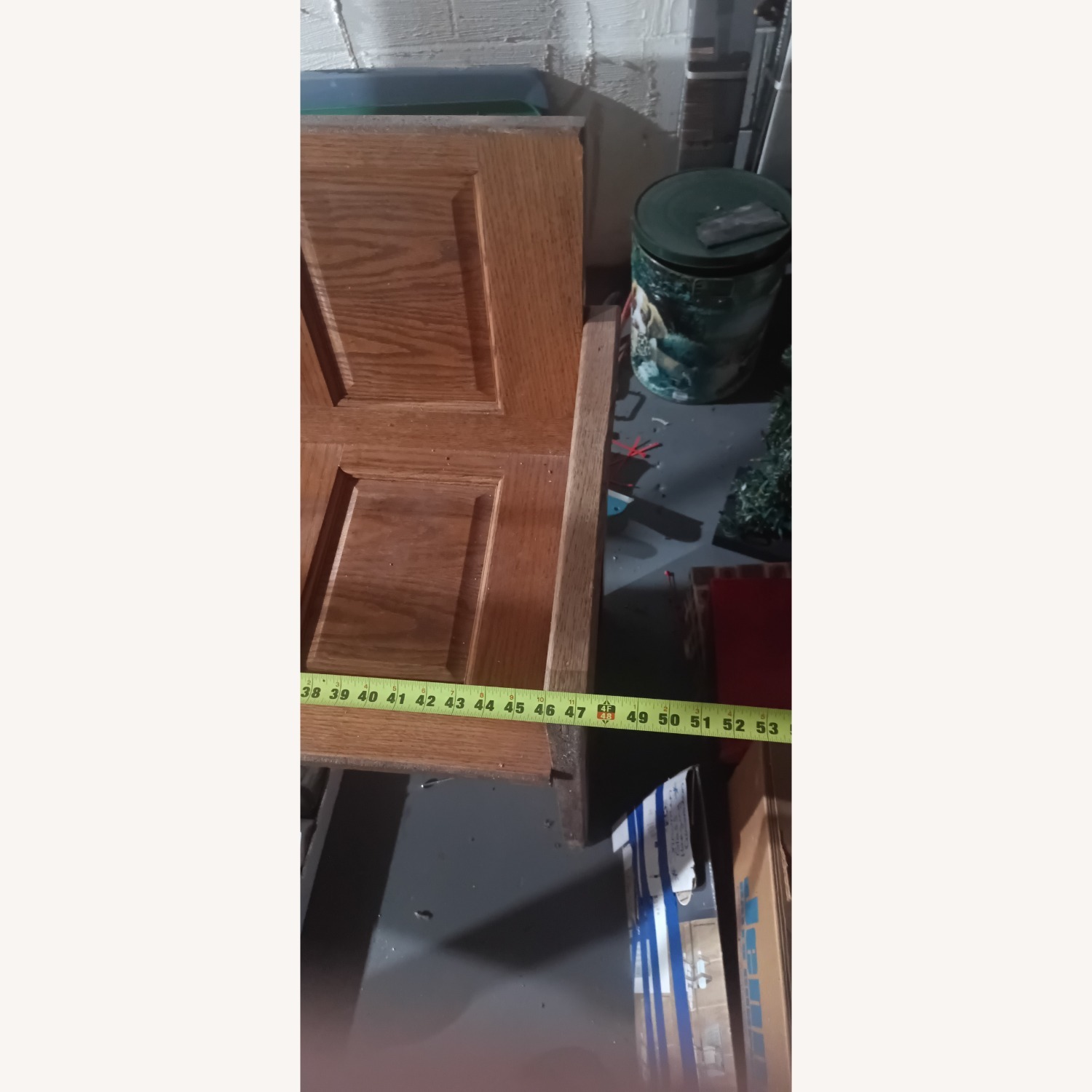 Custom Oak Bench Made From Oak Door - image-3